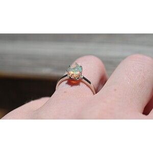 opal ring, unique opal ring, alternative engagement ring  jewelry for her, birth